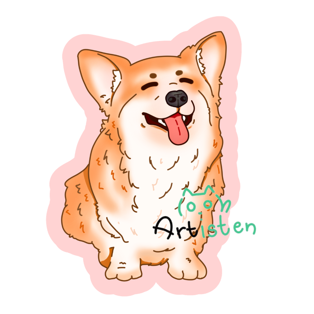 Pawsitive Cute Dog Stickers