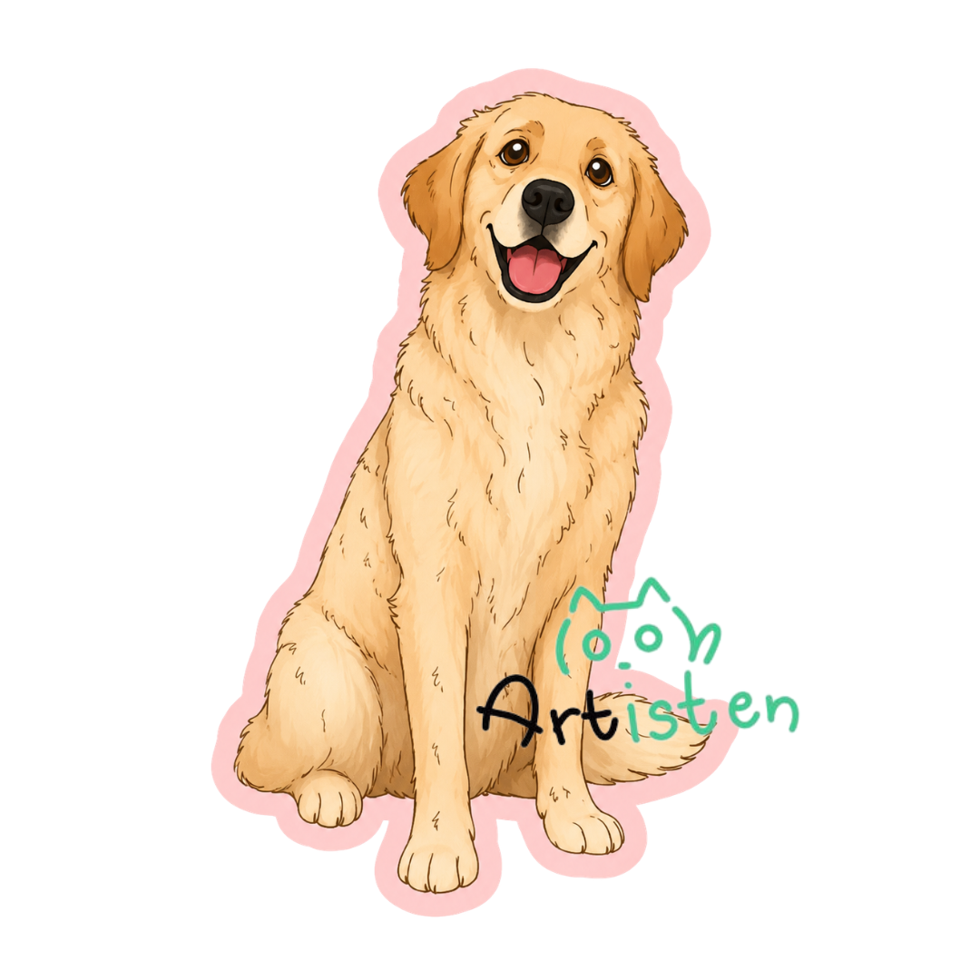 Pawsitive Cute Dog Stickers
