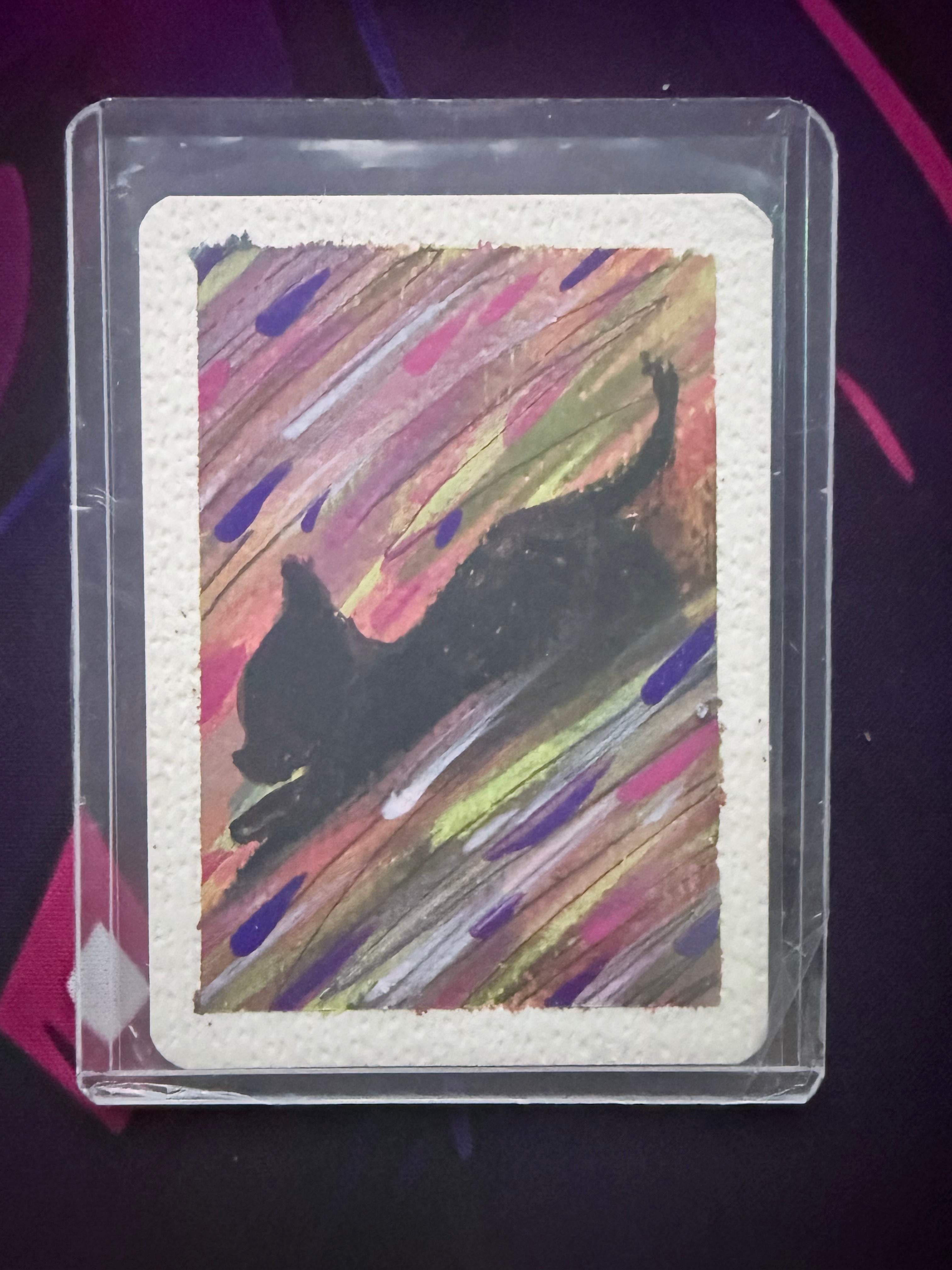 ACEO Cat Stickers for Your Journals